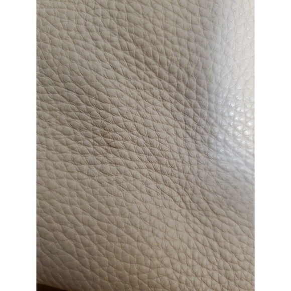 Coach Ellie File Bag Signature Pebbled Leather Handbag In Cream See Photos Stain - Picture 5 of 11